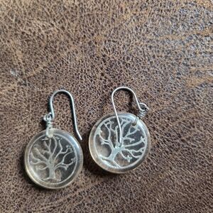 Silver Tree of Life Earrings